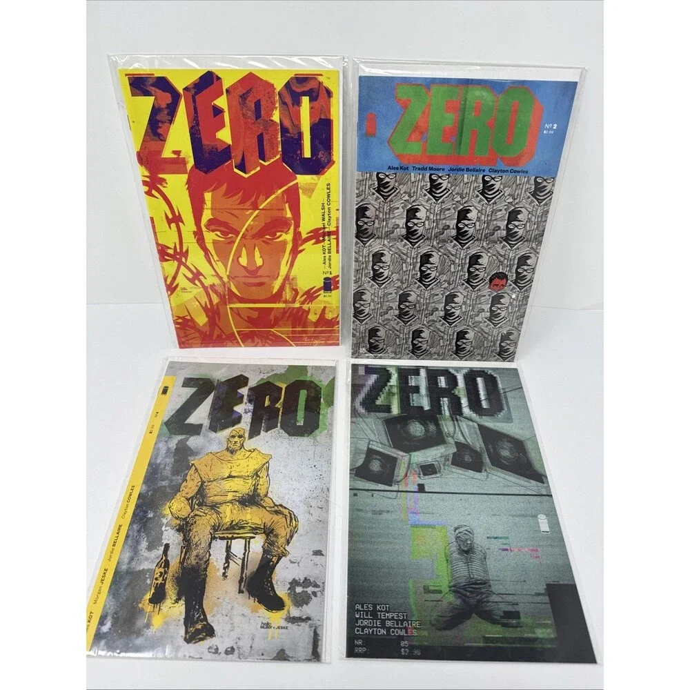Zero Image Comic 1 2 4 5 LOT OF 4 Ales Kot Michael Walsh 2015